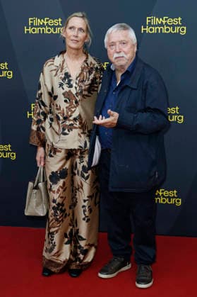 Wolf Biermann with his wife, Pamela Biermann, at the premiere of the documentary *Biermann* at the 34th Hamburg Film Festival 2026 at Cinemaxx Dammtor in Hamburg, October 2, 2026 Foto:xC.xTamckex xFuturexImagex biermann_6013