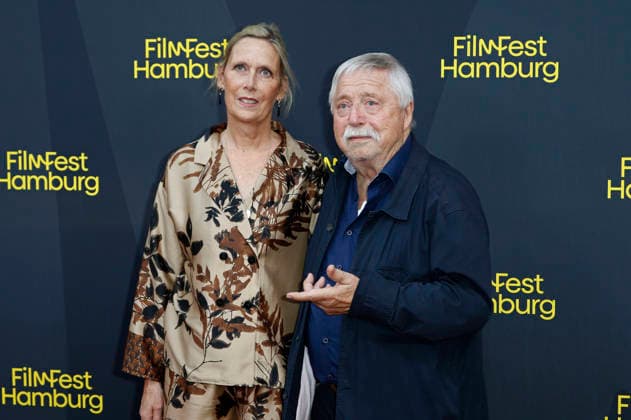 Wolf Biermann with his wife, Pamela Biermann, at the premiere of the documentary *Biermann* at the 34th Hamburg Film Festival 2026 at Cinemaxx Dammtor in Hamburg, October 2, 2026 Foto:xC.xTamckex xFuturexImagex biermann_6016