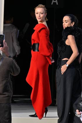 PFW Givenchy Outside Arrivals Guest arriving at the Givenchy show during Paris Fashion Week, in Paris, France on 2 October 2026. Photo by Julien Reynaud APS-Medias ABACAPRESS.COM Paris France  Copyright: xReynaudxJulien APS-Medias ABACAx