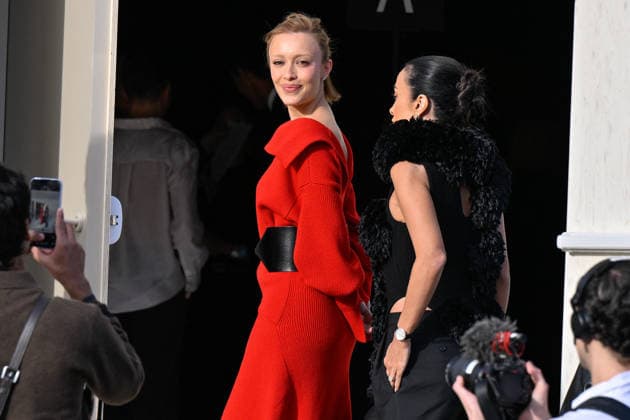 PFW Givenchy Outside Arrivals Guest arriving at the Givenchy show during Paris Fashion Week, in Paris, France on 2 October 2026. Photo by Julien Reynaud APS-Medias ABACAPRESS.COM Paris France  Copyright: xReynaudxJulien APS-Medias ABACAx