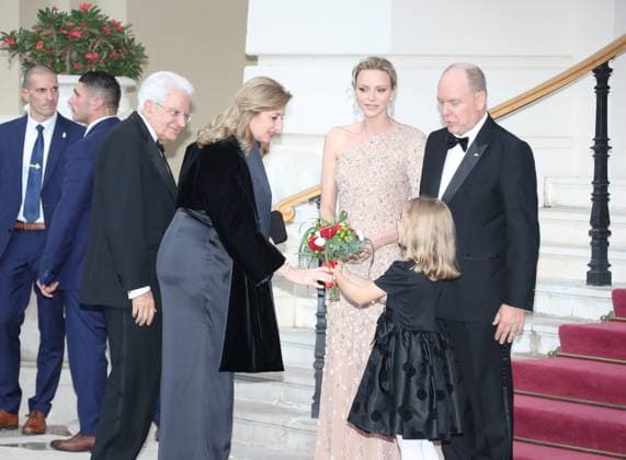 President Sergio Mattarella in Monaco PHOTOPQR NICE MATIN Cyril Dodergny Monaco Oct. 2, 2026 Monaco, Oct. 2, 2026 In front of the Monte Carlo Opera House: Arrival of Italian President Sergio Mattarella and his daughter Laura, welcomed by H.S.H. Prince Albert II and Princess Charlene Monaco, Oct. 2, 2026 State visit by Italian President Sergio Mattarella, meeting the princely family upon his arrival at the palace in Monaco, France  Copyright: xPHOTOPQR NICExMATIN MAXPPPxCyrilxDodergnyx 20261002NIM2665 20261002NIM2665
