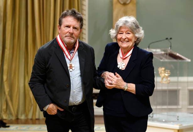 October 2, 2026, Ottawa, On, CANADA: Actor Michael J. Fox is invested as a companion of the Order of Canada by Governor General Louise Arbour during a ceremony at Rideau Hall in Ottawa on Friday, Oct. 2, 2026. Ottawa CANADA  - ZUMAc35_ 20261002_zaf_c35_063 Copyright: xPatrickxDoylex