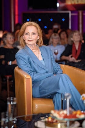 MDR Riverboat actress Carina Wiese during the taping of the MDR talk show Riverboat on October 2, 2026, at Mediacity Leipzig 20261002SFL0059
