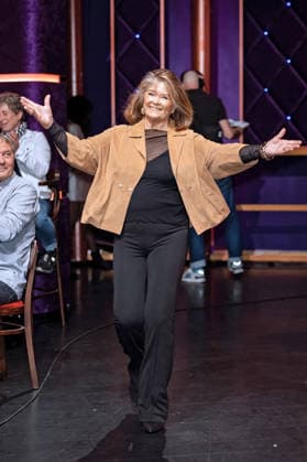 MDR Riverboat singer Wencke Myhre during the taping of the MDR talk show Riverboat on October 2, 2026, at Mediacity Leipzig 20261002SFL0020