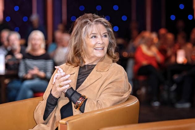 MDR Riverboat singer Wencke Myhre during the taping of the MDR talk show Riverboat on October 2, 2026, at Mediacity Leipzig 20261002SFL0025