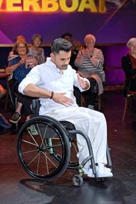 MDR Riverboat actor Tan Caglar during the taping of the MDR talk show Riverboat on October 2, 2026, at Mediacity Leipzig 20261002SFL0041