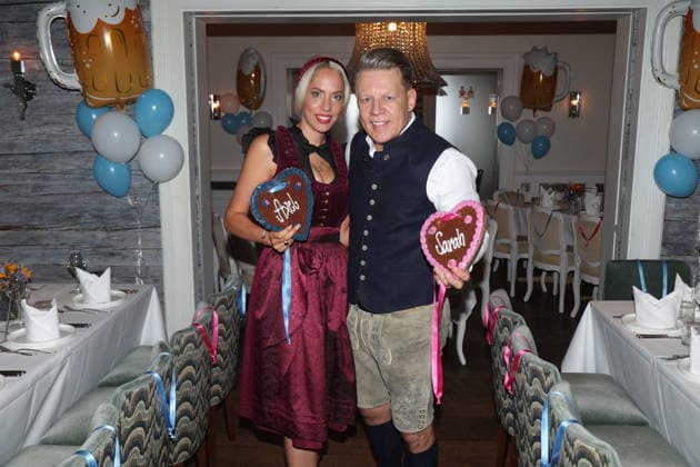 Sarah Kahn and Axel Kahn at the 2 Fine Time Business Club Oktoberfest at Käfer Stammhaus in Munich, October 2, 2026 Copyright: xAgenturxMatthiasxWehnertx xM.xGränzdörferx