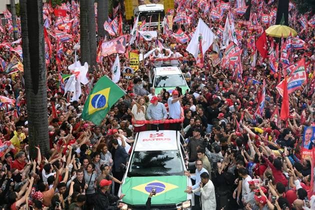 RECORD DATE NOT STATED President Luiz Inacio Lula da Silva during the closing campaign event in Belo Horizonte. Belo Horizonte (MG), 02 10 2026 - Elections Lula Event - President Luiz Inacio Lula da Silva participates this Friday (2) of October 2026, in a campaign closing event in the final stretch of the first round of the 2026 elections in the city of Belo Horizonte.(Foto: Paulo Ti Thenews2 imago images) President Luiz Inacio Lula da Silva during the closing campaign event in Belo Horizonte.  Copyright: xPauloxTix