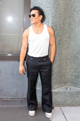 NEW YORK, NY- OCTOBER 2: Prabal Gurung seen at ABC Studios in in New York City on October 2, 2026. Credit: AdMedia USA - ZUMAa123 20261002_zaa_a123_024 Copyright: xCamaraxPorterx
