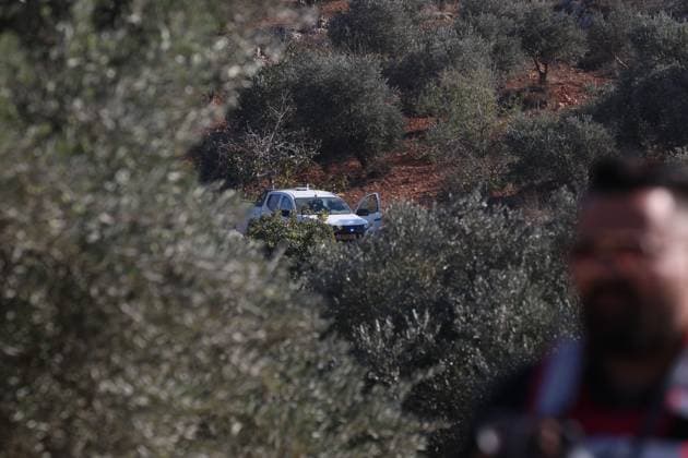 October 2, 2026, Nablus, Palestine, State of: BEITA, NABLUS, PALESTINE Ã¢â‚¬ OCTOBER 2, 2026: Israeli settlers and Israeli forces attacked Palestinian farmers while they were picking olives in the Jabal Al-Arma area, east of Beita, south of Nablus. Settlers fired live ammunition toward the farmers, with no injuries reported. According to the Palestinian Red Crescent Society, Israeli forces also beat a 46-year-old Palestinian farmer during raids on olive farms in Beita. Witnesses told Anadolu that Israeli forces fired stun grenades and tear gas at farmers in the Jabal Al-Arma area, forcing them to leave. The olive harvest begins in early October and continues through the end of November, making it an important agricultural and economic se - ZUMAq101 20261002_zna_q101_089 Copyright: xSalmanxMohsenxAlkhatibx