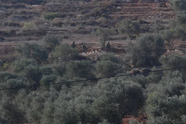 October 2, 2026, Nablus, Palestine, State of: BEITA, NABLUS, PALESTINE †OCTOBER 2, 2026: Israeli settlers and Israeli forces attacked Palestinian farmers while they were picking olives in the Jabal Al-Arma area, east of Beita, south of Nablus. Settlers fired live ammunition toward the farmers, with no injuries reported. According to the Palestinian Red Crescent Society, Israeli forces also beat a 46-year-old Palestinian farmer during raids on olive farms in Beita. Witnesses told Anadolu that Israeli forces fired stun grenades and tear gas at farmers in the Jabal Al-Arma area, forcing them to leave. The olive harvest begins in early October and continues through the end of November, making it an important agricultural and economic se - ZUMAq101 20261002_zna_q101_080 Copyright: xSalmanxMohsenxAlkhatibx