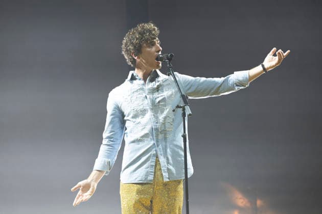 October 2, 2026, Madrid, Madrid, Spain: Artist Guitarricadelafuente (Alvaro Lafuente Calvo) performs live at the Movistar Arena in Madrid. Madrid Spain - ZUMAs197 20261002_aaa_s197_325 Copyright: xAtilanoxGarciax