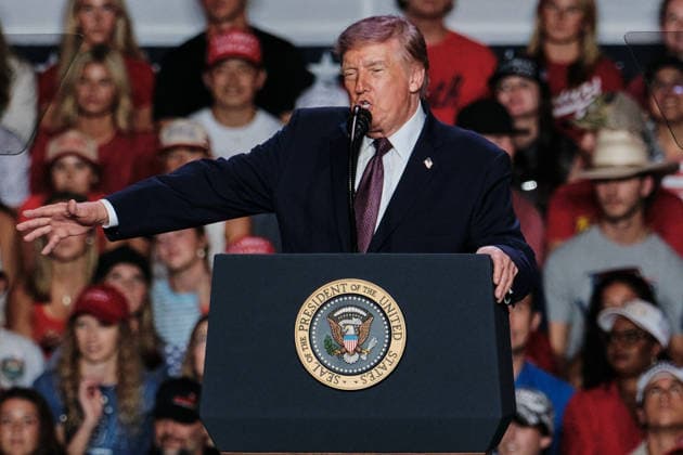October 2, 2026, Mobile, Alabama, U.S: October 2, 2026 Mobile, Alabama USA: US President Donald Trump speak at the Mitchell Center at the University of South Alabama. Mobile U.S - ZUMAa14_ 20261002_zaf_a14_022 Copyright: xDanxAndersonx