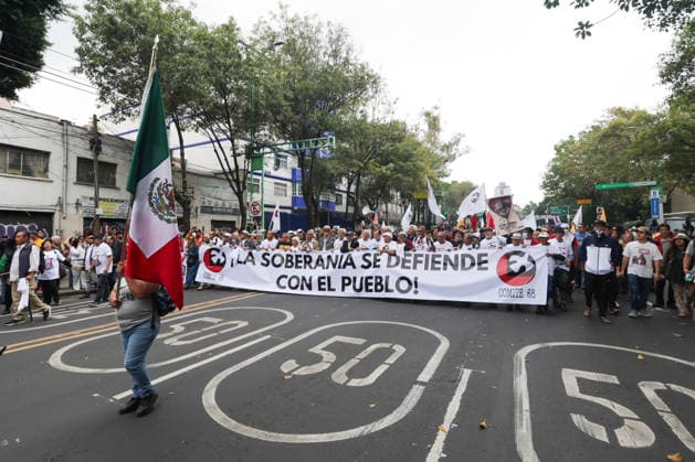 October 2, 2026, Mexico City, Mexico: Students, social organizations and survivors took part in a march from Tlatelolco square to the Zocalo in Mexico City, marking the 58th anniversary of the October 2, 1968 student massacre. Demonstrators demanded justice, truth and guarantees of non-repetition. Mexico City Mexico - ZUMAl178 20261002_znp_l178_014 Copyright: xCristianxLeyvax