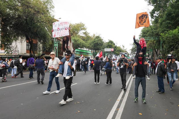 October 2, 2026, Mexico City, Mexico: Students, social organizations and survivors took part in a march from Tlatelolco square to the Zocalo in Mexico City, marking the 58th anniversary of the October 2, 1968 student massacre. Demonstrators demanded justice, truth and guarantees of non-repetition. Mexico City Mexico - ZUMAl178 20261002_znp_l178_008 Copyright: xCristianxLeyvax