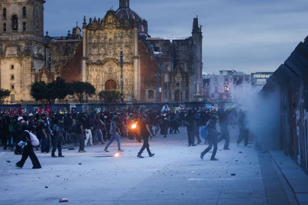 October 2, 2026, Mexico City, Mexico: Students, social organizations and survivors took part in a march from Tlatelolco square to the Zocalo in Mexico City, marking the 58th anniversary of the October 2, 1968 student massacre. Demonstrators demanded justice, truth and guarantees of non-repetition. Mexico City Mexico - ZUMAl178 20261002_znp_l178_035 Copyright: xCristianxLeyvax