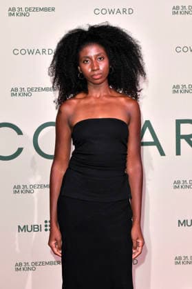 Ejatu Shaw at the premiere of the film *Coward* at the silent green Kulturquartier in Berlin, October 2, 2026 Foto:xM.xBehrensx xFuturexImagex coward_6006