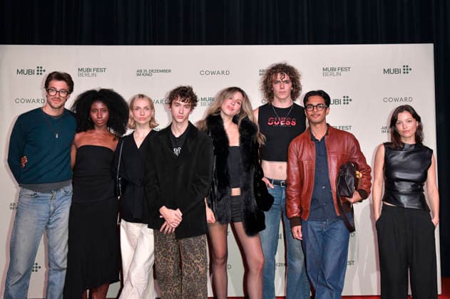 Luca Apple, Ejatu Shaw, Emma Louise Boynton, Daniel Miller, Guest, Guest, Esje Seigfreid, and Vivien König at the premiere of the feature film *Coward* at the silent green Kulturquartier in Berlin, October 2, 2026 Foto:xM.xBehrensx xFuturexImagex coward_6029