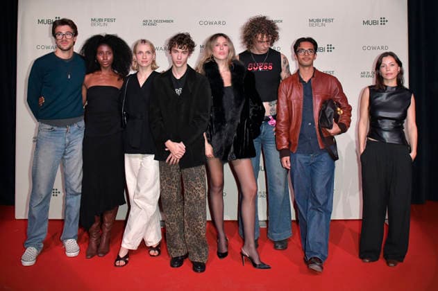 Luca Apple, Ejatu Shaw, Emma Louise Boynton, Daniel Miller, Guest, Guest, Esje Seigfreid, and Vivien König at the premiere of the feature film *Coward* at the silent green Kulturquartier in Berlin, October 2, 2026 Foto:xM.xBehrensx xFuturexImagex coward_6030