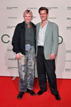 Alexandra Bondi de Antoni and Ulf Pape at the premiere of the film *Coward* at the silent green Kulturquartier in Berlin, October 2, 2026 Foto:xM.xBehrensx xFuturexImagex coward_6036