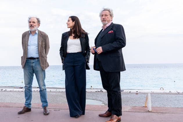 CineRoman Festival 460152 October 2, 2026 Nice, France Darroussin, Jean Pierre; Aussilloux, Marilou; Guediguian, Robert Copyright: xEstellexCarlierx xStarfacex STAR_460152_010