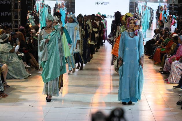 Nigeria Fashion Week in Abuja ABUJA, NIGERIA - OCTOBER 2: Models showcase contemporary creations on the runway during Nigeria Fashion Week 2026 at the conference hall in Abuja, Nigeria, on October 02, 2026. Emmanuel Osodi Anadolu Abuja Nigeria. Editorial use only. Please get in touch for any other usage.  Copyright: x2026xAnadoluxEmmanuelxOsodix