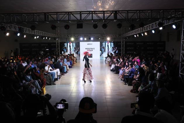 Nigeria Fashion Week in Abuja ABUJA, NIGERIA - OCTOBER 2: Models showcase contemporary creations on the runway during Nigeria Fashion Week 2026 at the conference hall in Abuja, Nigeria, on October 02, 2026. Emmanuel Osodi Anadolu Abuja Nigeria. Editorial use only. Please get in touch for any other usage. Copyright: x2026xAnadoluxEmmanuelxOsodix