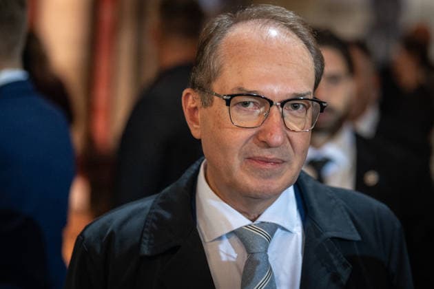 Ecumenical service at St. Petri Cathedral; Alexander Dobrindt, Federal Minister of the Interior; Official central celebrations for German Unity Day 2026 in Bremen, Bremen, Germany; downtown