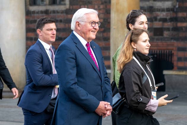 Celebrating German Unity Day in Bremen: German Unity Day 2026 celebrations, Bremen, October 3, 2026, Bremen, Germany, October 3, 2026 Celebrating German Unity Day in Bremen at the Market Square, City Hall on October 3, 2026 in Bremen, Germany Photo by Axel Kaste Federal President Frank-Walter Steinmeier Bremen Market Square, City Hall Free Hanseatic City of Bremen German Tag d. Dt. Einheit 3.10.26 LR-6898