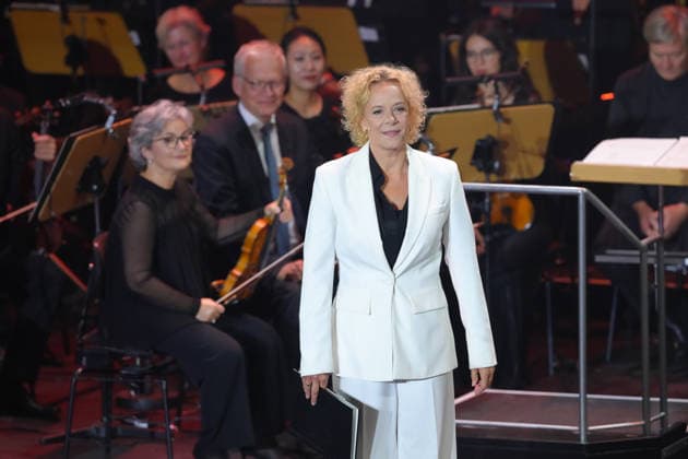 German Unity Day Ceremony in Bremen Actress Katja Riemann will host the event at the German Unity Day ceremony at the Glocke, Bremen, October 3, 2026, Bremen, Germany
