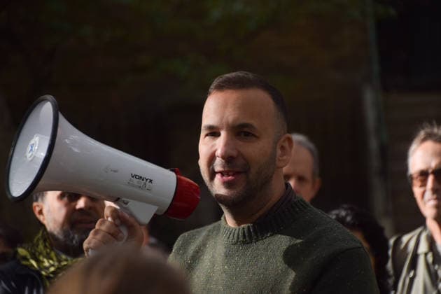 October 3, 2026, London, England, United Kingdom: Green Party leader ZACK POLANSKI gives a speech in St Pancras Gardens as he continues his campaign ahead of the upcoming Holborn and St Pancras by-election. London United Kingdom - ZUMAv130 20261003_zip_v130_003 Copyright: xVukxValcicx