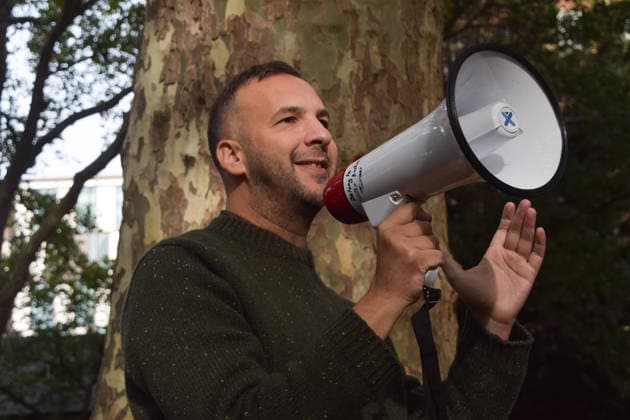 October 3, 2026, London, England, United Kingdom: Green Party leader ZACK POLANSKI gives a speech in St Pancras Gardens as he continues his campaign ahead of the upcoming Holborn and St Pancras by-election. London United Kingdom - ZUMAv130 20261003_zip_v130_011 Copyright: xVukxValcicx