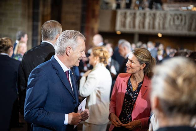 Ecumenical Service at St. Petri Cathedral; Christian Wulff, Former Federal President; Official Central Celebrations for German Unity Day 2026 in Bremen, Bremen, Germany; Downtown Bremen