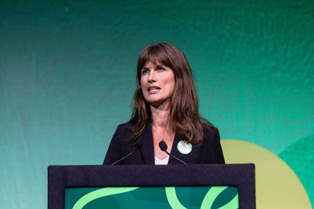 Green Party Conference Deputy Leader s Speeches, Brighton, UK 3 October 2026 Green Party Co-Deputy Leader Rachel Millward delivers a speech at the Green Party Conference in Brighton, UK, on 3 October 2026., Credit:Pete Speller Avalon Copyright: xPetexSpellerx xAvalonx 1140263411