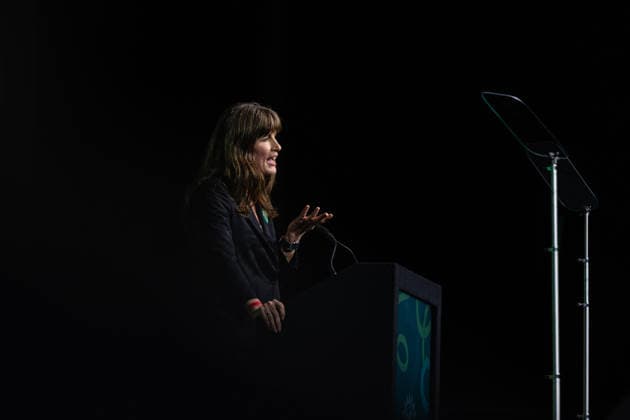 Green Party Conference Deputy Leader s Speeches, Brighton, UK 3 October 2026 Green Party Co-Deputy Leader Rachel Millward delivers a speech at the Green Party Conference in Brighton, UK, on 3 October 2026., Credit:Pete Speller Avalon Copyright: xPetexSpellerx xAvalonx 1140263442