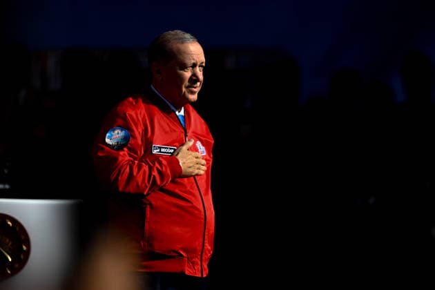 Turkish President Erdogan visits the TEKNOFEST Southeast in Sanliurfa SANLIURFA, TURKIYE - OCTOBER 03: Turkish President Recep Tayyip Erdogan visits the Aerospace, Space and Technology Festival (TEKNOFEST) Southeast at Sanliurfa GAP Airport in Sanliurfa, Turkiye on October 3, 2026. Harun Ozalp Anadolu Sanliurfa Turkey. Editorial use only. Please get in touch for any other usage. Copyright: x2026xAnadoluxHarunxOzalpx
