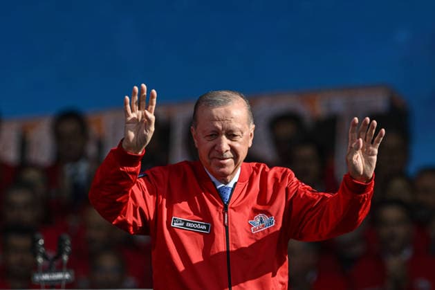 Turkish President Erdogan visits the TEKNOFEST Southeast in Sanliurfa SANLIURFA, TURKIYE - OCTOBER 03: Turkish President Recep Tayyip Erdogan greets crowd and participants during his visit to the Aerospace, Space and Technology Festival (TEKNOFEST) Southeast at Sanliurfa GAP Airport in Sanliurfa, Turkiye on October 3, 2026. Harun Ozalp Anadolu Sanliurfa Turkey. Editorial use only. Please get in touch for any other usage. Copyright: x2026xAnadoluxHarunxOzalpx
