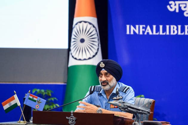 Air Chief Marshal A.P. Singh addresses a press conference New Delhi, Oct 03 (ANI): Air Chief Marshal A.P. Singh addresses a press conference at the Air Force auditorium, Subroto Park, in New Delhi on Saturday. NEW DELHI Delhi India Copyright: xANIx ANI_20261003099