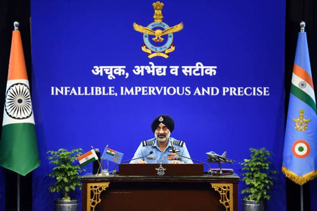 Air Chief Marshal A.P. Singh addresses a press conference New Delhi, Oct 03 (ANI): Air Chief Marshal A.P. Singh addresses a press conference at the Air Force auditorium, Subroto Park, in New Delhi on Saturday. NEW DELHI Delhi India Copyright: xANIx ANI_20261003112