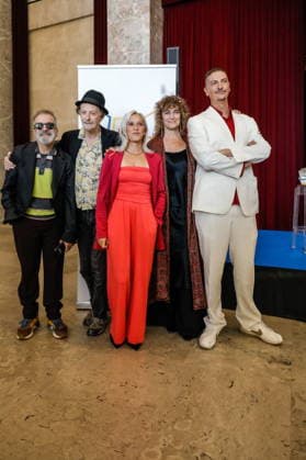 October 3, 2026, Venice, Rome, Italy: Ermanno Cavazzoni, Marcello Fois, Valeria Parrella, Alcide Pierantozzi, and Elena Varvello are the five finalists of the 64th edition of the Campiello Prize. Venice, October 3, 2026 Venice Italy - ZUMAa289 20261003_zia_a289_224 Copyright: xMircoxToniolox xAgfx