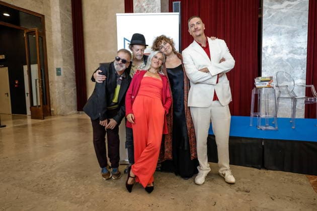 October 3, 2026, Venice, Rome, Italy: Ermanno Cavazzoni, Marcello Fois, Valeria Parrella, Alcide Pierantozzi, and Elena Varvello are the five finalists of the 64th edition of the Campiello Prize. Venice, October 3, 2026 Venice Italy - ZUMAa289 20261003_zia_a289_227 Copyright: xMircoxToniolox xAgfx