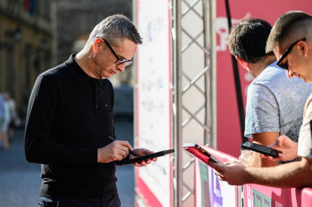 October 3, 2026, Lucca, Lucca, Italy: Nicolas Winding Refn on the red carpet at the Lucca Film Festival to receive the Golden Panther Award and preview his film Her Private Hell , Lucca, October 3, 2026 Lucca Italy - ZUMAa289 20261003_zia_a289_238 Copyright: xStefanoxDallexLuchex xAgfx