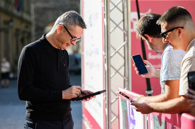 October 3, 2026, Lucca, Lucca, Italy: Nicolas Winding Refn on the red carpet at the Lucca Film Festival to receive the Golden Panther Award and preview his film Her Private Hell , Lucca, October 3, 2026 Lucca Italy  - ZUMAa289 20261003_zia_a289_241 Copyright: xStefanoxDallexLuchex xAgfx
