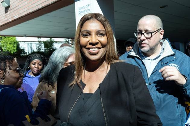 October 3, 2026, Bronx, New York, USA: State Attorney General Letitia James attends rally to help New Yorkers protect their homes at Bronx Bethany Church in the Bronx borough of New York, NY on October 3, 2026 Bronx USA - ZUMAr339 20261003_znp_r339_024 Copyright: xLevxRadinx