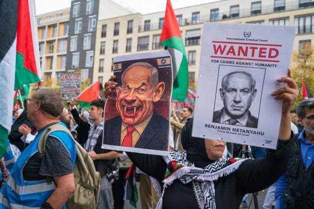 October 3, 2026, Berlin, Berlin, Germany: Thousands of people of all ages, including many school-age teenagers, marched through Berlinâ€⠢s Mitte district to protest mandatory military service, cuts to social services and increased spending on the arms industry. Berlin Germany - ZUMAk201 20261003_zip_k201_003 Copyright: xNikosxKanistrasx