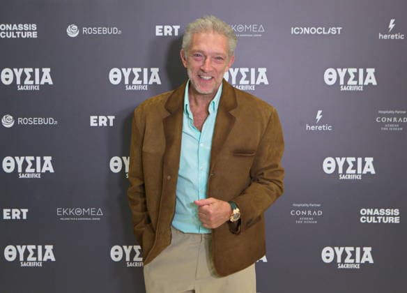 October 3, 2026, Athens, Greece: Director Romain Gavras attends the Greek premiere of his new film Sacrifice at the Onassis Stegi in Athens, joined by international guests including Vincent Cassel and Emily Ratajkowski. The film, which features an all-star cast including Anya Taylor-Joy, Chris Evans, Salma Hayek Pinault, John Malkovich and Charli XCX, was presented in Athens following its international premiere in Toronto. Athens Greece - ZUMAv62_ 20261003_zaf_v62_012 Copyright: xAristidisxVafeiadakisx