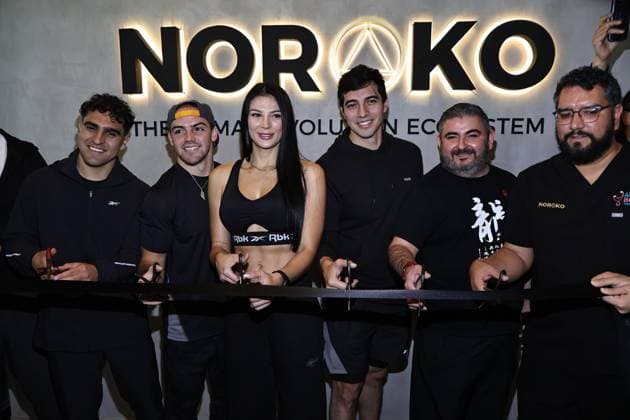 October 3, 2026, Ciudad De Mexico, Ciudad De Mexico, Mexico: TO - 45334 - Mexico City - 03 10 2026 - Rodrigo Romeh, Ana Parra, and partners during the inauguration of the NOROKO gym at Punto Polanco in Mexico City..Closos photo Ciudad De Mexico Mexico - ZUMAcs4_ 20261003_faa_cs4_003 Copyright: xAlfonsoxManzanox