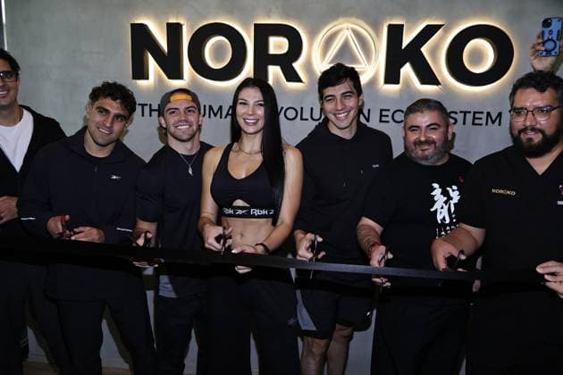 October 3, 2026, Ciudad De Mexico, Ciudad De Mexico, Mexico: TO - 45334 - Mexico City - 03 10 2026 - Rodrigo Romeh, Ana Parra, and partners during the inauguration of the NOROKO gym at Punto Polanco in Mexico City..Closos photo Ciudad De Mexico Mexico - ZUMAcs4_ 20261003_faa_cs4_006 Copyright: xAlfonsoxManzanox