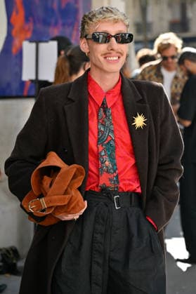 PFW Vivienne Westwood Outside Arrivals Mathieu arriving at the Vivienne Westwood show during Paris Fashion Week, in Paris, France on 3 October 2026. Photo by Julien Reynaud APS-Medias ABACAPRESS.COM Paris France  Copyright: xReynaudxJulien APS-Medias ABACAx
