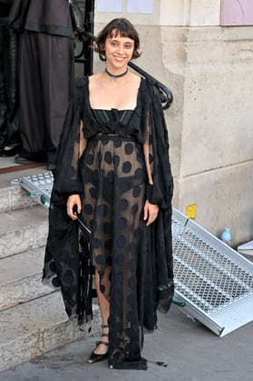 PFW Vivienne Westwood Outside Arrivals Pomme arriving at the Vivienne Westwood show during Paris Fashion Week, in Paris, France on 3 October 2026. Photo by Julien Reynaud APS-Medias ABACAPRESS.COM Paris France  Copyright: xReynaudxJulien APS-Medias ABACAx